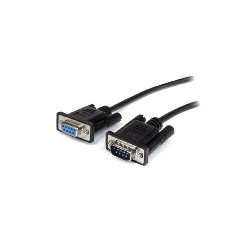 StarTech 2m Straight Through Serial Cable M/f Bk (MXT1002MBK)