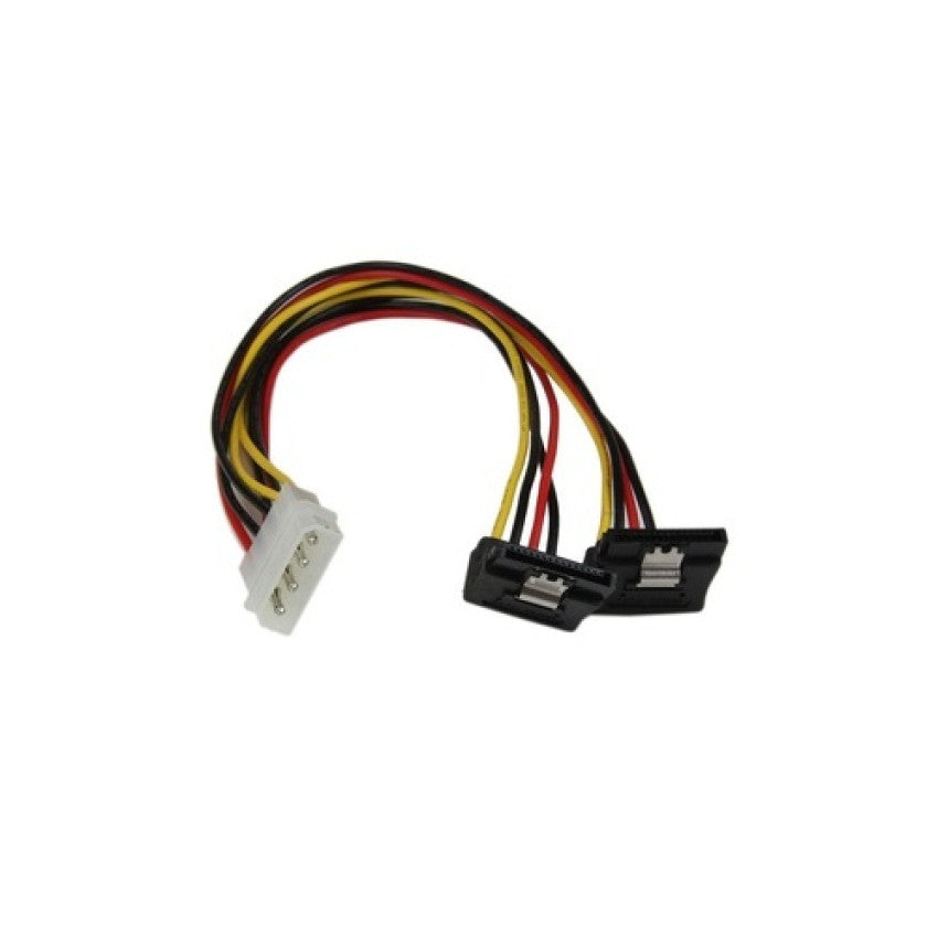 StarTech 12in Lp4 To 2x Right Angle Sata Power (PYO2LP4LSATR)