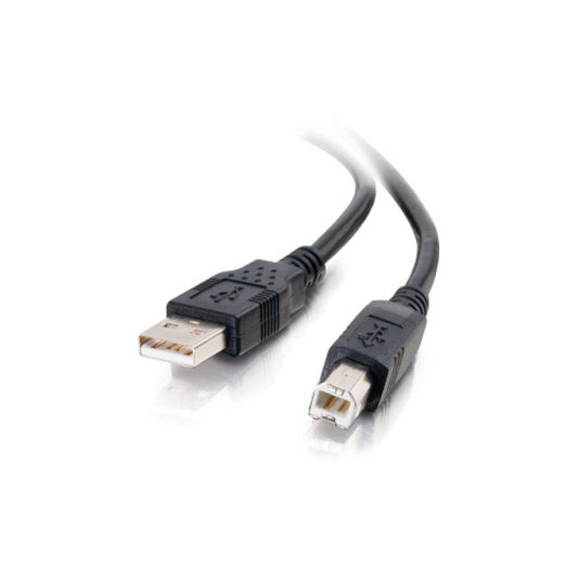 C2G 2m Usb A To B Cable Black 2.0 (6.6ft) (28102)
