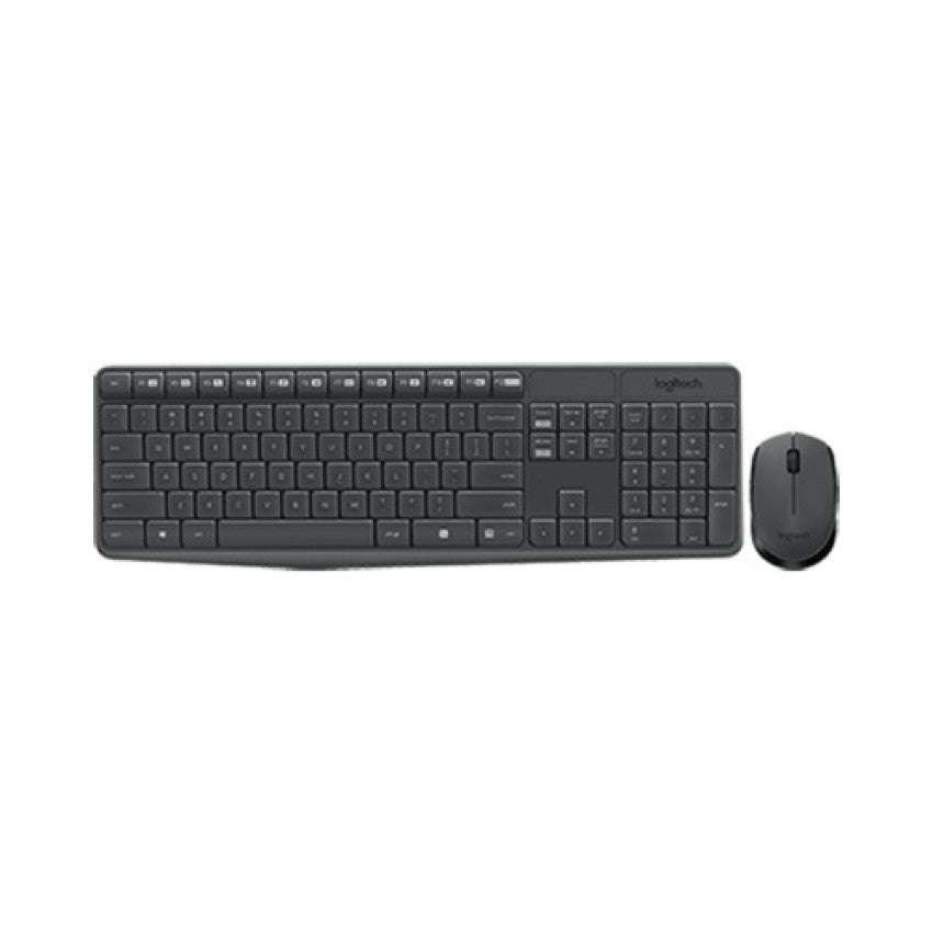 Logitech Mk235 Wireless Keyboard And Mouse (grey) (920007897)