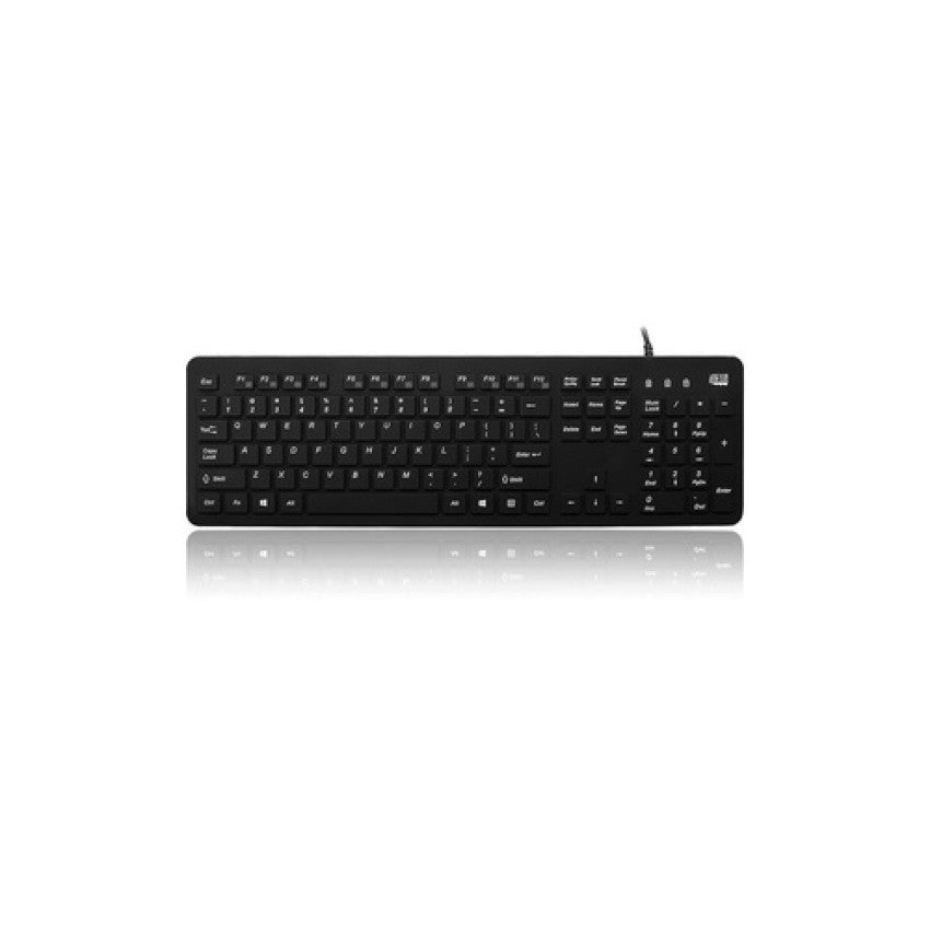 Adesso Waterproof Antimicrobial Usb Keyboard (AKB235UB)