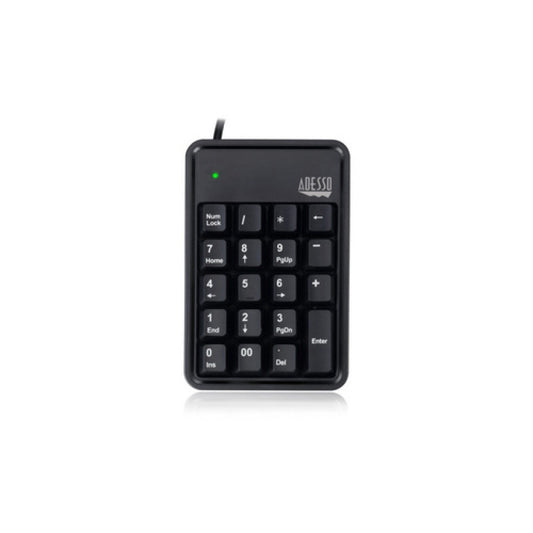 Adesso 19-key Mechanical Keypad W/3 Usb Hubs (AKB600HB)