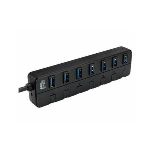 Adesso 7 Ports Usb 3.0 Hub With Power Adaptor (AUH3070P)