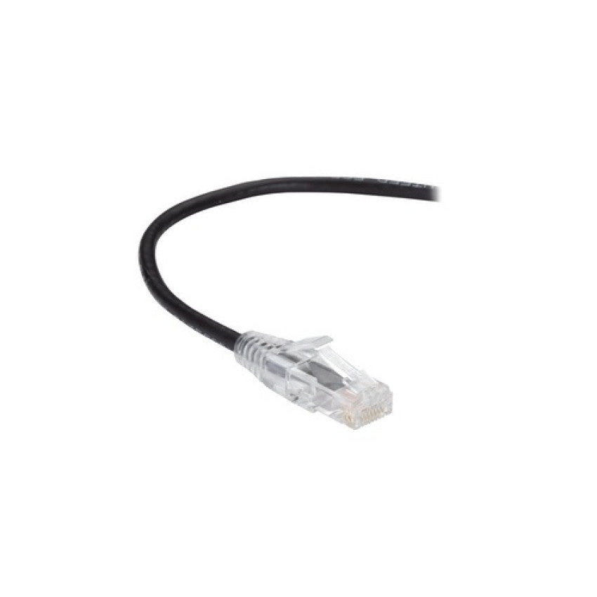 Black Box Cat6a 500-mhz Snagless 28awg Stranded Ethernet Patch Cable - Unshielded (utp), Cm Pvc (rj45 M/m), Black, 7-ft. (2.1-m) (C6APC28BK07)