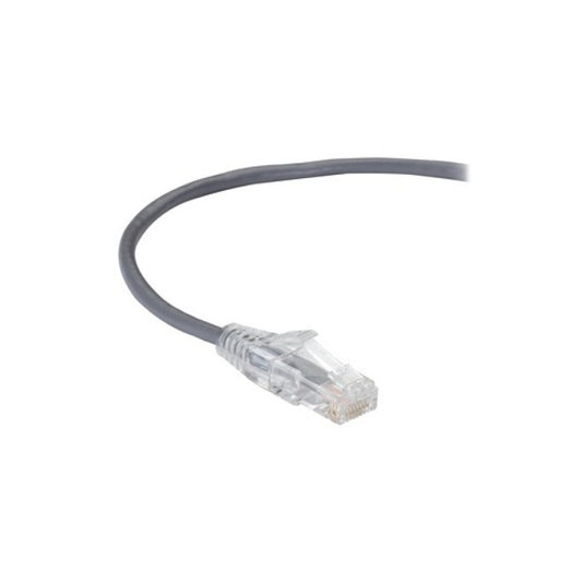 Black Box Cat6a 500-mhz Snagless 28awg Stranded Ethernet Patch Cable - Unshielded (utp), Cm Pvc (rj45 M/m), Gray, 2-ft. (0.6-m) (C6APC28GY02)