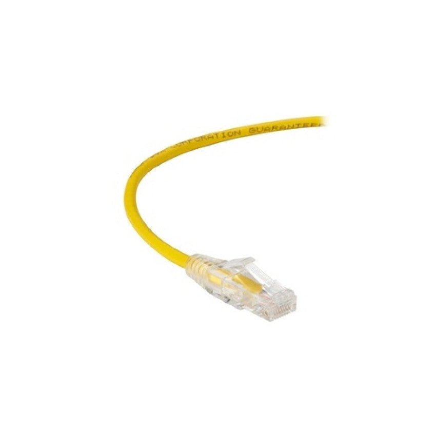 Black Box Cat6a 500-mhz Snagless 28awg Stranded Ethernet Patch Cable-unshielded (utp), Cm Pvc (rj45 M/m), Yellow, 5-ft. (1.5-m) (C6APC28YL05)