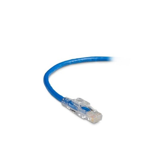 Black Box Cat6 550-mhz Locking Snagless Stranded Ethernet Patch Cable - Unshielded (utp), Cm Pvc (rj45 M/m), Blue, 5-ft. (1.5-m) (C6PC70BL05)