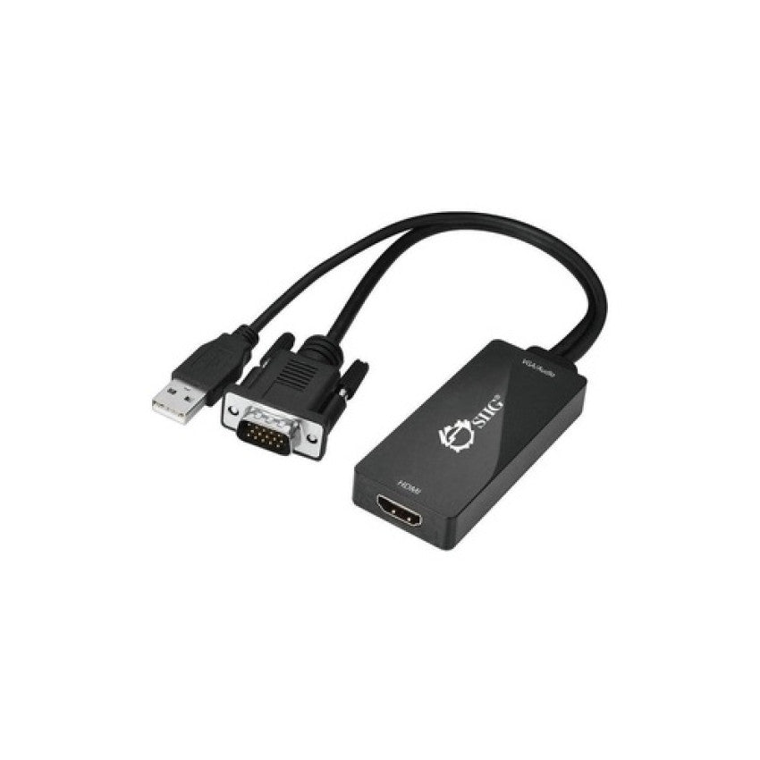 SIIG Vga & Usb Audio To Hdmi Converter (CEVG0U11S1)