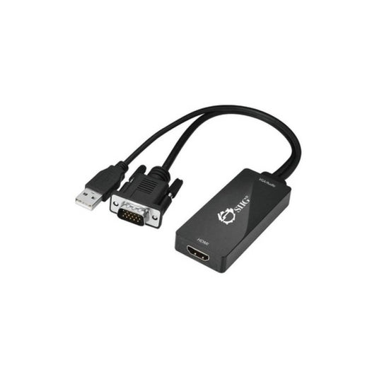 SIIG Vga & Usb Audio To Hdmi Converter (CEVG0U11S1)