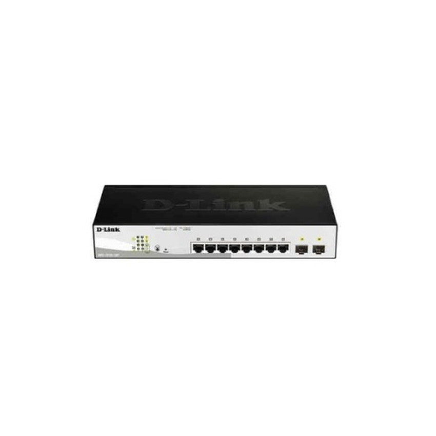 D-Link 8port Gig. Poe Websmart Switch (DGS121010P)