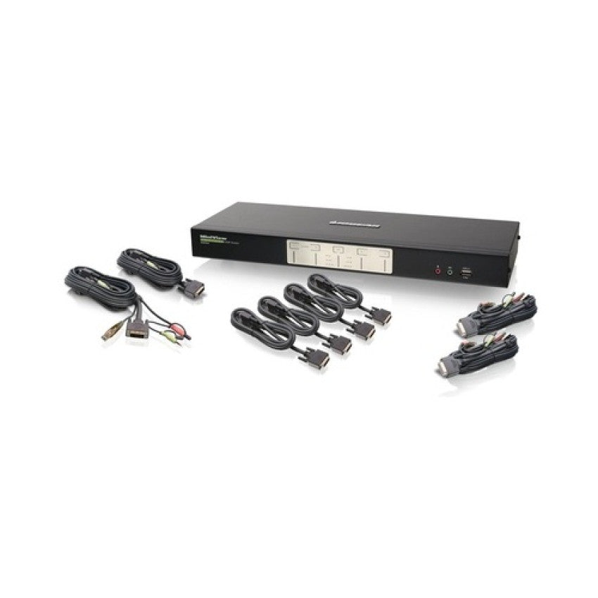 Iogear 4 Port Dual View Dual Link Dvi Kvm (GCS1644)
