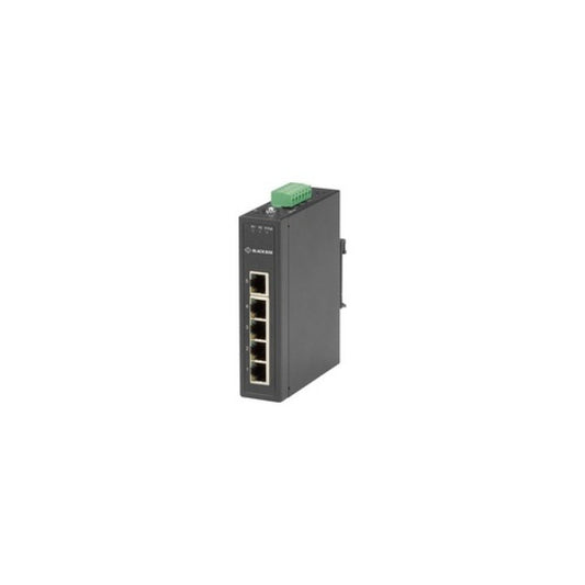 Black Box Fast Ethernet (100-mbps) Extreme Temperature Switch - (5) 10/100-mbps Copper Rj45, 12-48v Dc-power (LBH3050A)