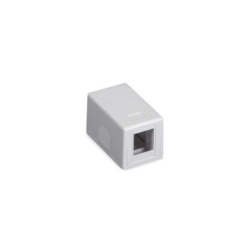 Black Box Surface Mount Housing - 1-port, White (SMH1)