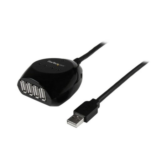 StarTech 15m Usb 2.0 Active Cable With 4 Port Hub (USB2EXT4P15M)