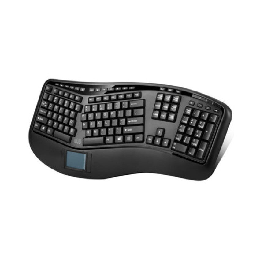 Adesso Wireless Tru-form Ergo Touchpad Keyboard (WKB4500UB)