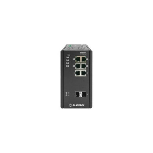 Black Box Gigabit Ethernet Managed Poe+ Switch, (4)10/100/1000mbps Copper Rj45 Poe+,(2)10/100/1000mbps Copper Rj45,(2)100/1000mbps Sfp,gsa,taa (LIE1082A)