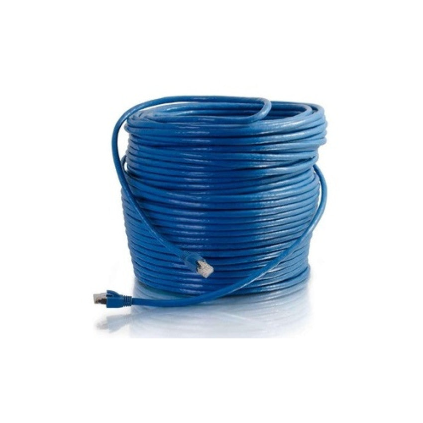 C2G 250ft Cat6 Blue Solid Shielded Patch Cbl (43123)