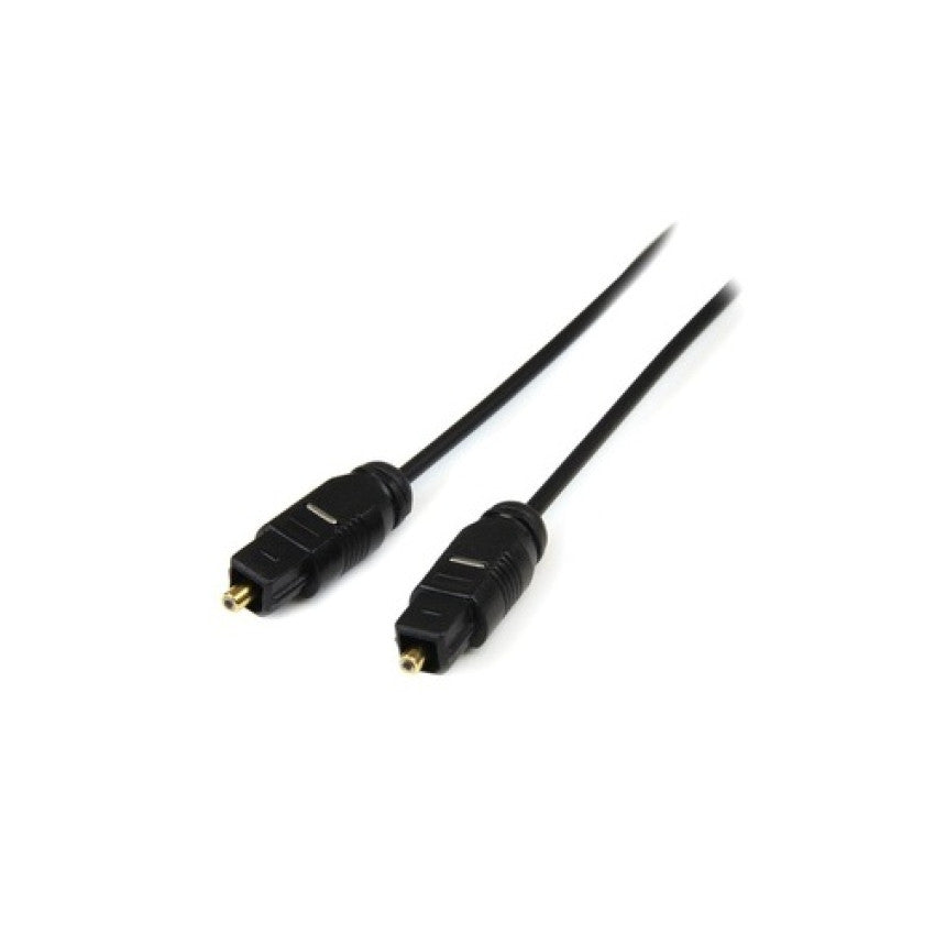 StarTech 15ft Toslink Digital Optical Audio Cable (THINTOS15)
