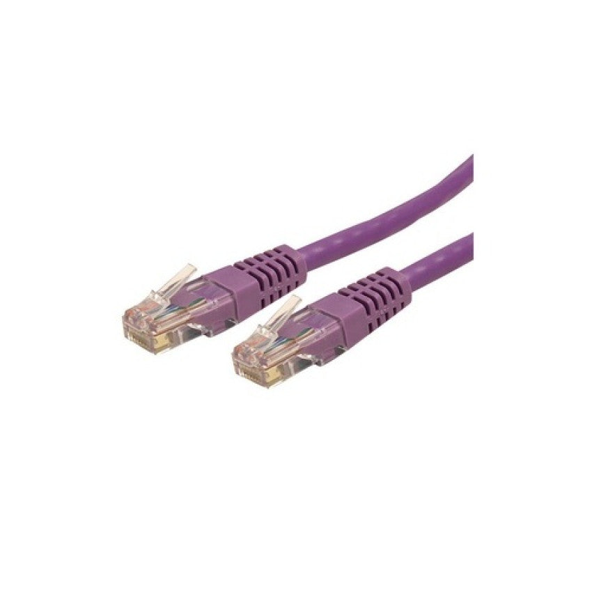 StarTech 10ft Cat6 Ethernet Cable Purple Cat6 Poe (C6PATCH10PL)