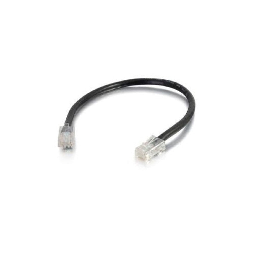 C2G 15ft Cat6 Non-boot Utp Cbl-blk (04118)