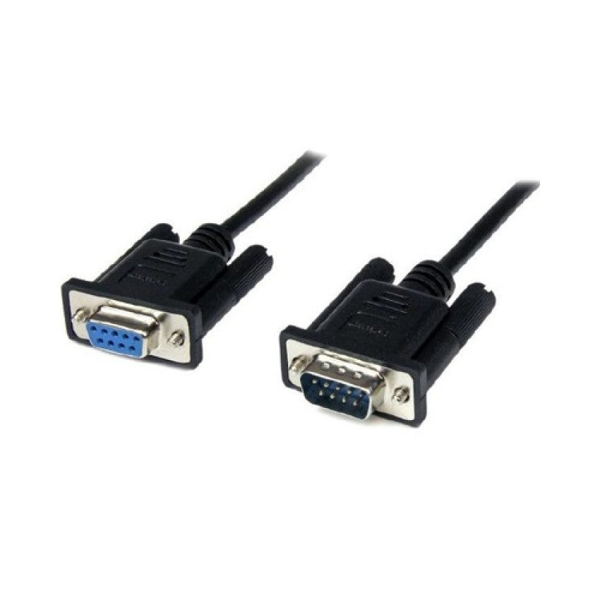 StarTech 1m Black Db9 Rs232 Null Modem Cable F/m (SCNM9FM1MBK)