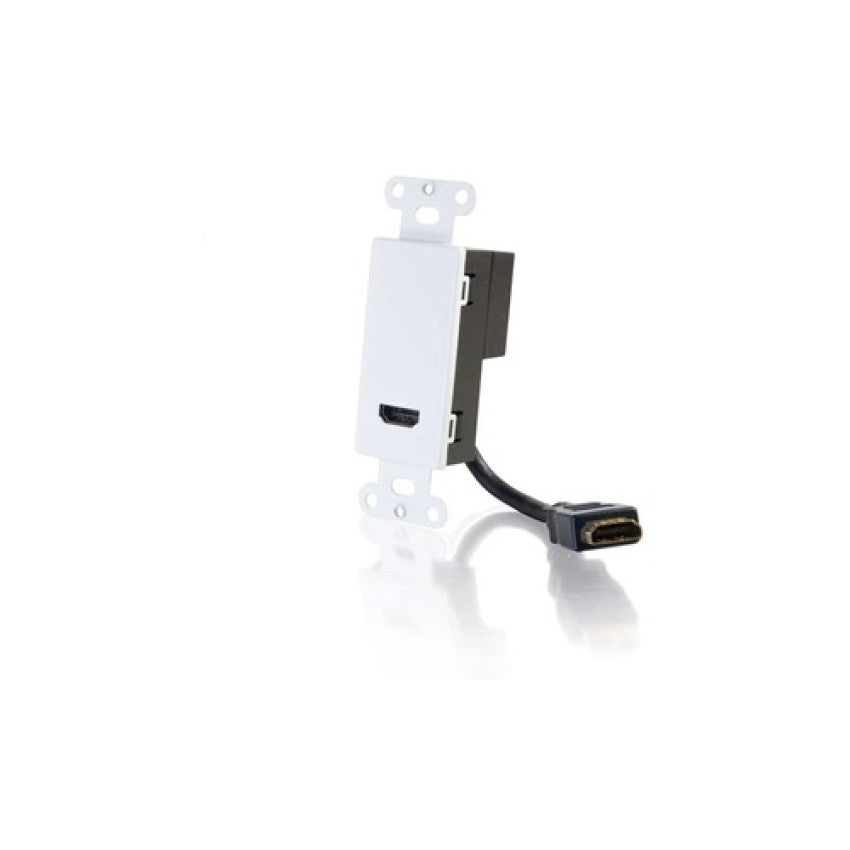 C2G Hdmi Pass Through Wall Plate - White (41043)