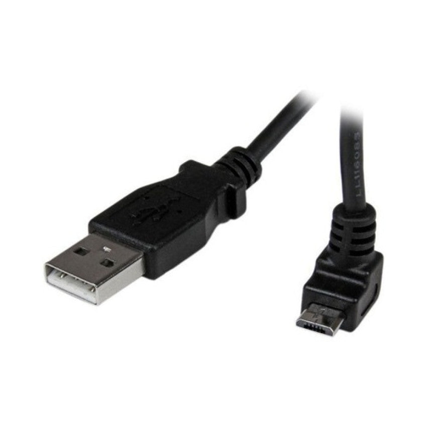 StarTech 1m Usb To Up Angle Micro Usb Cable (USBAUB1MU)