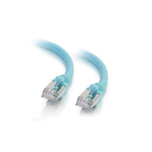 C2G 10ft Cat6a Snagless Stp Cbl-aqua (00749)