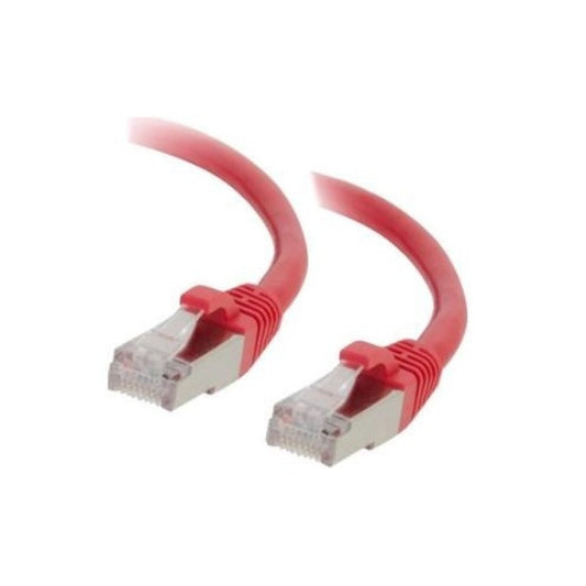 C2G 30ft Cat6 Snagless Stp Cbl-red (00857)