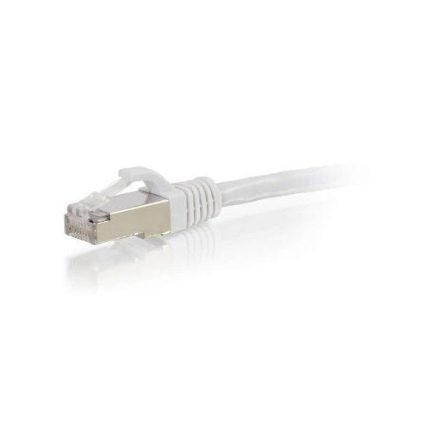 C2G 10ft Cat6 Snagless Stp Cbl-wht (00923)