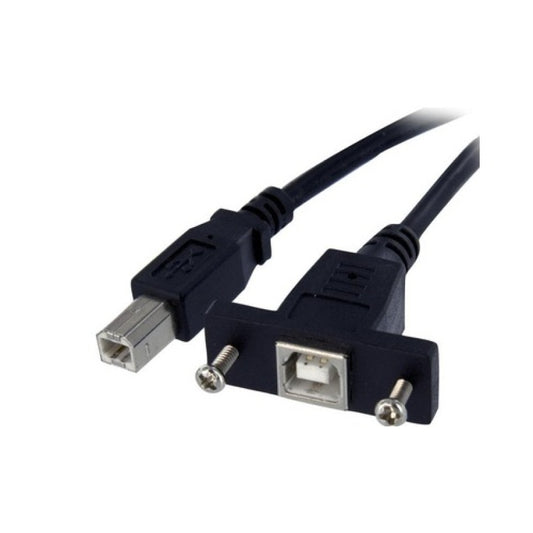 StarTech 3 Ft Panel Mount Usb Cable B To B-f/m (USBPNLBFBM3)