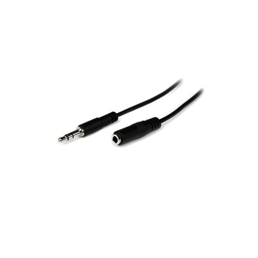 StarTech 2m Slim 3.5mm Stereo Extension Cable M/f (MU2MMFS)