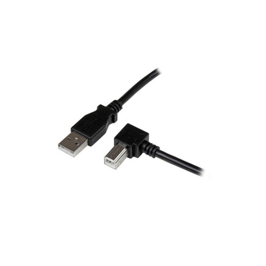StarTech 2m Usb 2.0 A To Right Angle B Cable M/m (USBAB2MR)