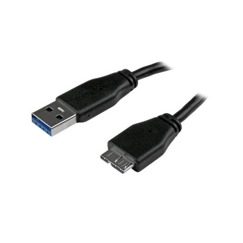 StarTech 2m 6ft Slim Usb 3.0 Micro B Cable (USB3AUB2MS)