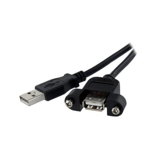 StarTech 2 Ft Panel Mount Usb Cable A To A - F/m (USBPNLAFAM2)
