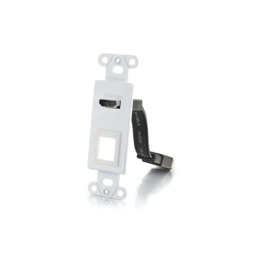 C2G Hdmi Decorative Wall Plate One Keystone (39711)