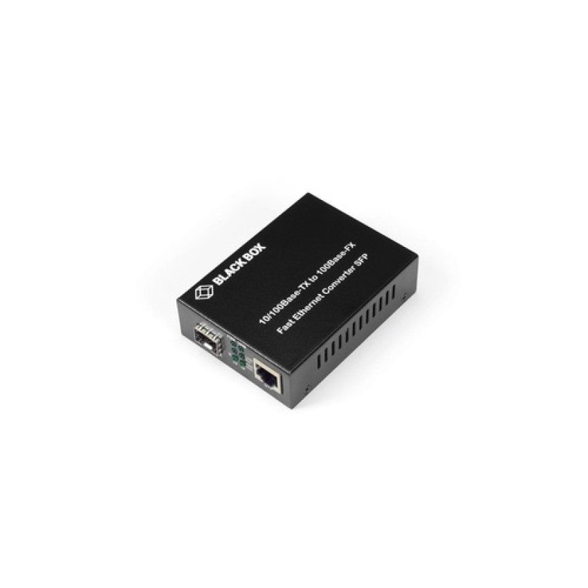 Black Box Fast Ethernet (100-mbps) Media Converter - 10/100-mbps Copper To 100-mbps Fiber Sfp (LHC210A)