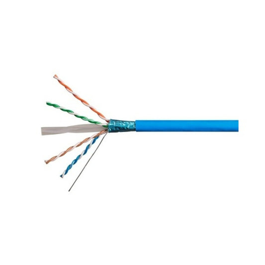 Monoprice Cat6 Ethernet Bulk Cable - Solid_ 550mhz_ Stp_ Cmr_ Riser Rated_ Pure Bare Copper Wire_ 23awg_ No Logo_ 1000ft_ Blue (18608)