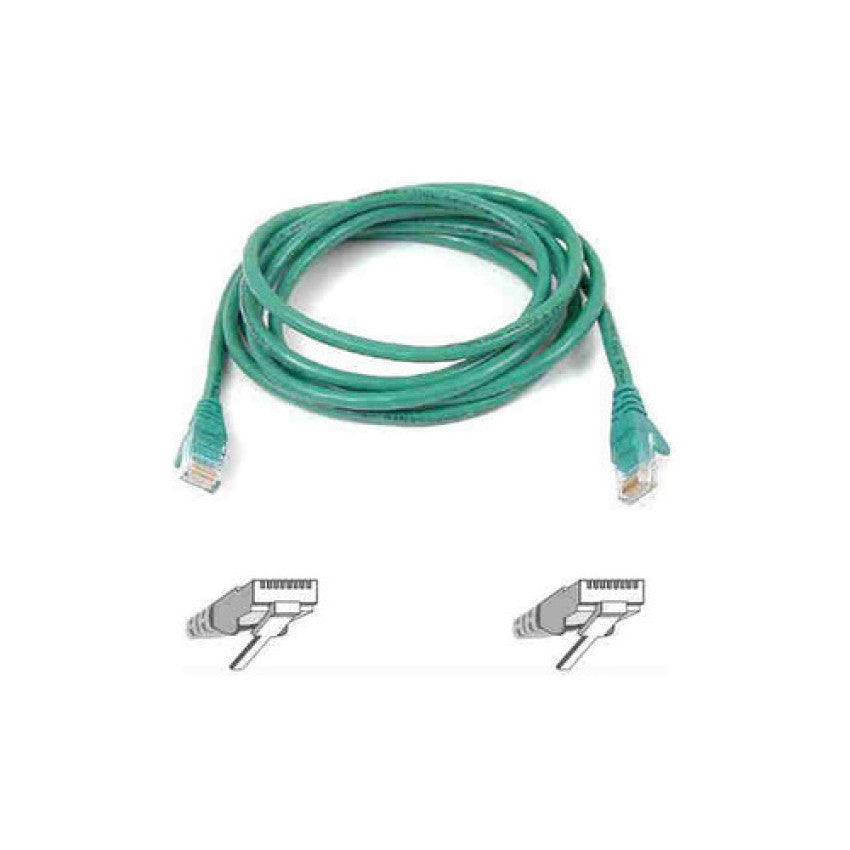 Belkin 5ft Cat6 Snagless Patch Cable Green (A3L98005GRNS)