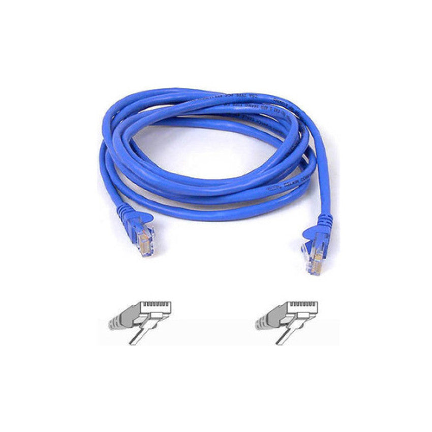 Belkin Cat6 Patch Cable Rj45m/rj45m 20ft Blue (A3L98020BLUS)