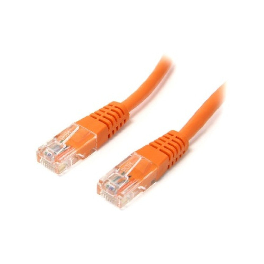StarTech 15ft Orange Molded Cat5e Patch Cable (M45PATCH15OR)