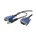 StarTech 10 Ft 2-in-1 Ultra Thin Usb Kvm Cable (SVECONUS10)