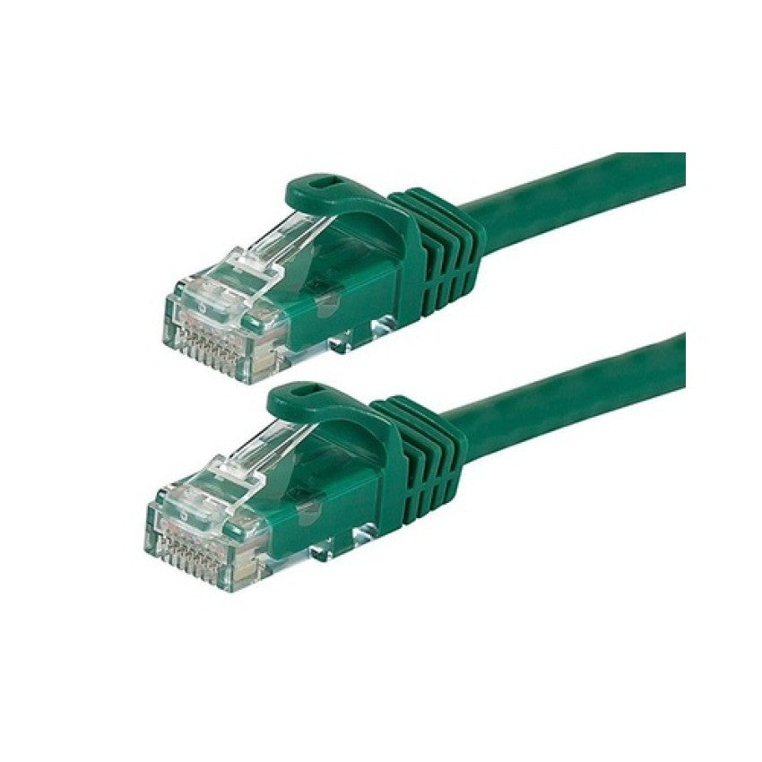 Monoprice Flexboot Cat6 24awg Cable_ 25ft Green (9854)