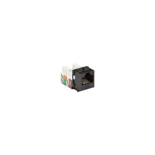 Black Box Cat6a Keystone Jack - Unshielded, Rj45, Black, Gsa, Taa (C6AJA70BKR2)