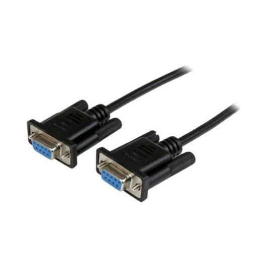 StarTech 1m Black Db9 Rs232 Null Modem Cable F/f (SCNM9FF1MBK)