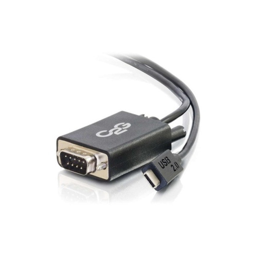C2G Usb 2.0 Usb-c To Serial Rs232 Adapter (29470)