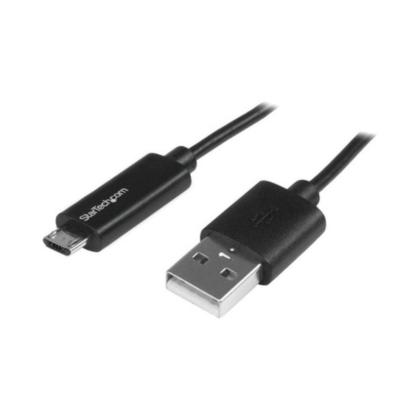 StarTech 1m Micro-usb Cable With Led Charge Light (USBAUBL1M)