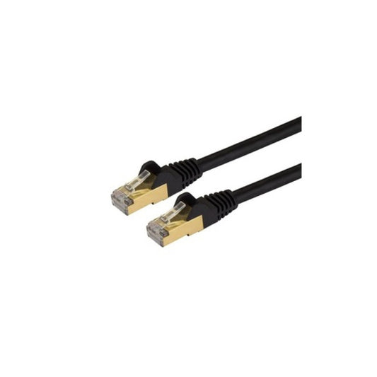 StarTech 3 Ft Cat6a Ethernet Cable - Stp Black (C6ASPAT3BK)