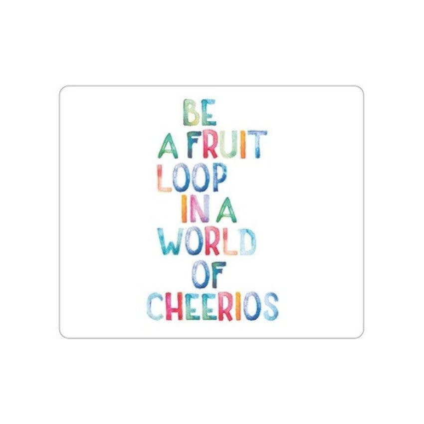 Centon Electronics Otm Quotes Prints White Mouse Pad, Fruit (OPMPV1WMQTE03)