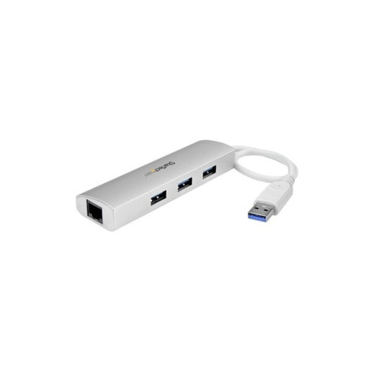 StarTech 3 Port Portable Usb 3.0 Hub Plus Gbe (ST3300G3UA)